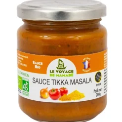 Sauce tikka masala bio Le voyage de Mamabé - 200 g
