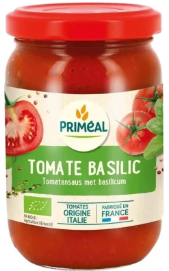 Sauce tomate au basilic bio en pot de 200 g