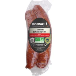 Saucisse de Montbéliard IGP x 2 / 300g