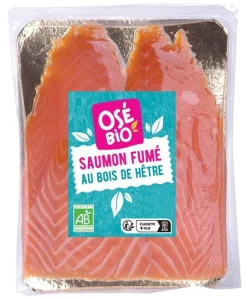 Saumon fumé Ecosse 2 tr Ose bio - 80 g