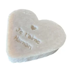 Savon cœur à message « Je t’aime Maman » Le Mas du Roseau à l’églantine - 135 g