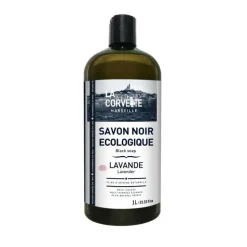Savon noir liquide lavande 1L