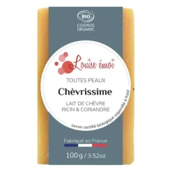 Savon solide "Chèvrissime" huile de coco et lait de chèvre - 100g