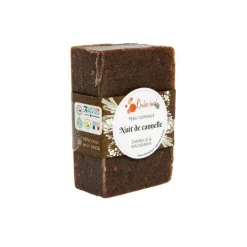 Savon solide "Nuit de cannelle" huile de macadamia et cannelle - 100g