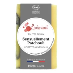 Savon solide "Sensuellement patchouli" huile de noisette et patchouli - 100g