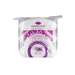 Savonnettes à la lavande bio en sachets de 3 x 150 g