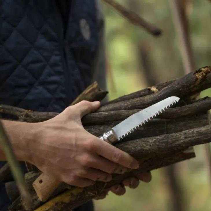 Scie de poche coloris naturel n°12 Opinel