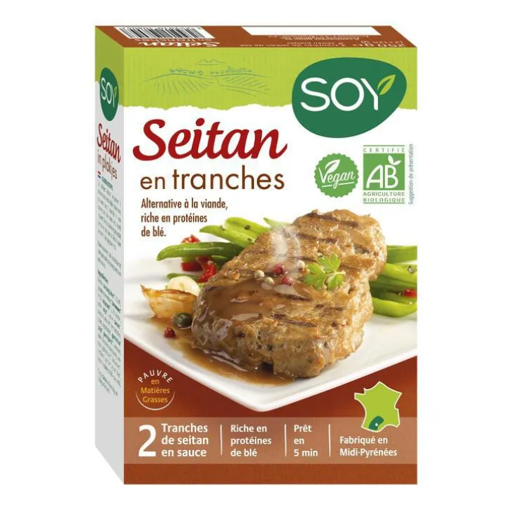 Seitan en tranches bio 250 g