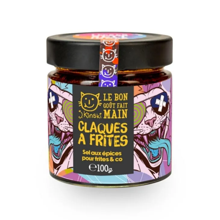Sel aux épices J.Kinski Claques à frites - 100 g
