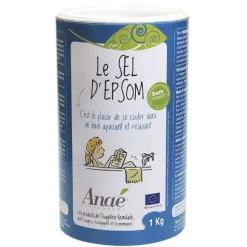 Sel d'epsom en tube carton de 1 kg