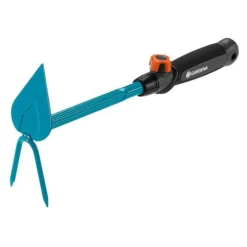 Serfouette Gardena à fleur Combisystem 6 cm bleue à manche gris