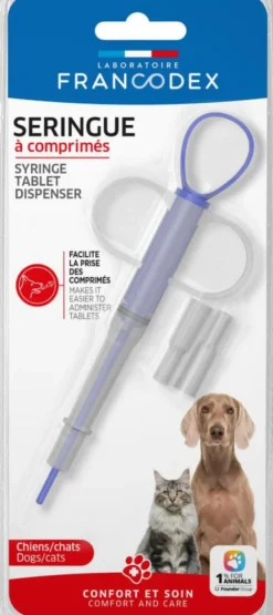Seringue à comprimés pour chien et chat Francodex