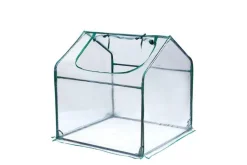 Serre à châssis souple en PVC avec ouverture - 90 x 90 x 92 cm