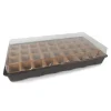 Serre avec plaque de culture biodégradable Nortene Growing Kit 36 pots - 6 x 6 cm