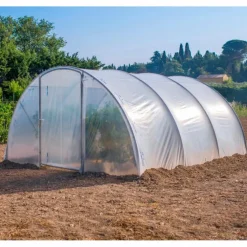 Serre de jardin en plastique transparente 18m² - 3 x 6 m