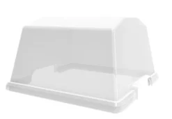 Serre pour carré haut VEG&TABLE aromatique « BOTANIC » coloris transparent en plastique - 37,6 x 37 x 21,6 cm