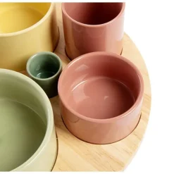 Service à apéritif Oslo multicolore Ø32 cm