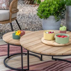 Service à apéritif Oslo multicolore Ø32 cm