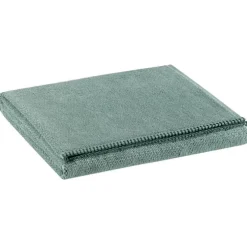 Serviette de toilette Vivaraise Bora coloris vert sauge - 100 x 50 cm