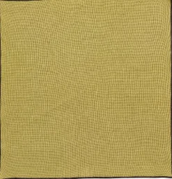 Serviette recyclée Grace coloris vert en coton - 40 x 40 cm