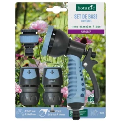 Set de base universelle botanic® avec pistolet 7 jets