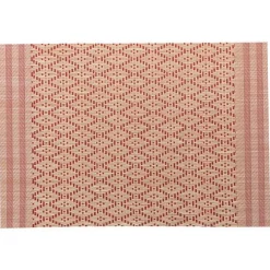 Set de table coloris naturelouge en PVC Kadra Winkler – 33 x 45 cm