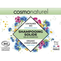 Shampoing solide pour cheveux blancs centaurée Cosmo Naturel - 85 g