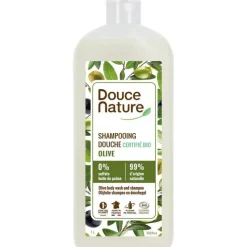Shampooing douche Olive certifié Bio Douce Nature - 1 L