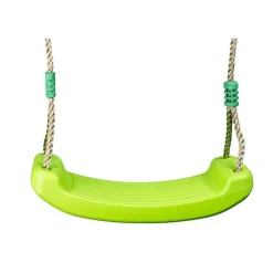 Siège de balançoire en plastique vert pour portique de 1,9 à 2,5 m