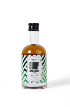 Sirop artisanal Bio à la menthe Quai Sud - Bouteille de 35 cl