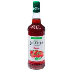 Sirop de fraise bio 70 cl / Bouteille