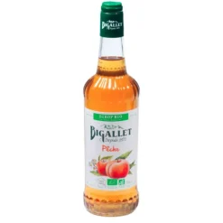 Sirop de Pêche bio - Bouteille de 70 cl
