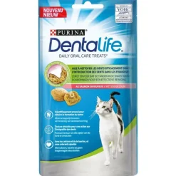 Snack à mâcher pour chat Dentalife Cat Saumon 40 g