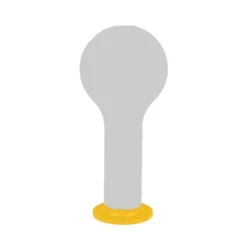 Socle aimanté en aluminium Fermob pour lampe Aplö coloris jaune miel - Ø 8 cm