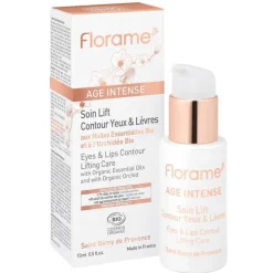 Soin Lift Yeux et Lèvres Âge Intense flacon 15 ml blanc