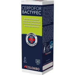 Solution anti-infections bactériennes 100ml - COLOMBO Cerpofor Bactyfec