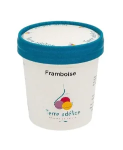 Sorbet framboise Terre Adélice - Pot de 120 ml