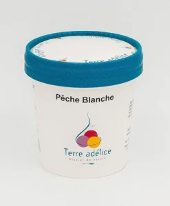 Sorbet pêche blanche Terre Adélice - Pot de 120 ml