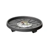 Soucoupe à roulettes couleur anthracite - Ø 34.5x5.1 cm