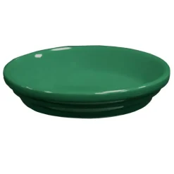 Soucoupe de pot en terre cuite émaillée vert forest Decolines - Ø 10 cm