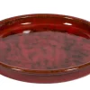 Soucoupe en grès émaillé rouge Passion for Pottery Shanghaï - Ø 40 cm