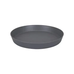 Soucoupe en plastique recyclé Living noir Elho Loft Urban - Ø 24 cm