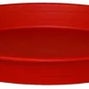 Soucoupe en plastique recyclé rouge rubis Cocoripot - Ø 50 cm
