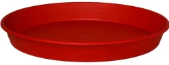Soucoupe en plastique recyclé rouge rubis Cocoripot - Ø 50 cm