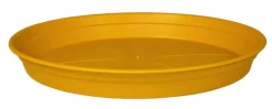 Soucoupe en plastique recyclé jaune pollen Cocoripot - Ø 50 cm