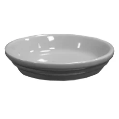 Soucoupe gris clair pour pot horticole - Ø 12 cm x H2,5 cm