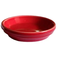 Soucoupe pot horticole rouge Ø 17 x H3 cm