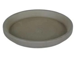 Soucoupe pour pot de fleurs coloris gris - Ø 18 cm