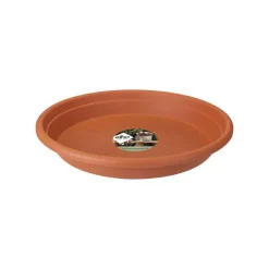 Soucoupe Ronde couleur terre cuite - Ø 27x4 cm