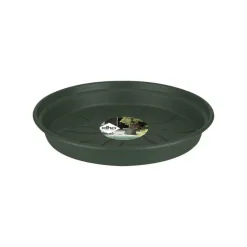 Soucoupe ronde en plastique couleur vert Leaf Green - Ø 29.2x4.3 cm
